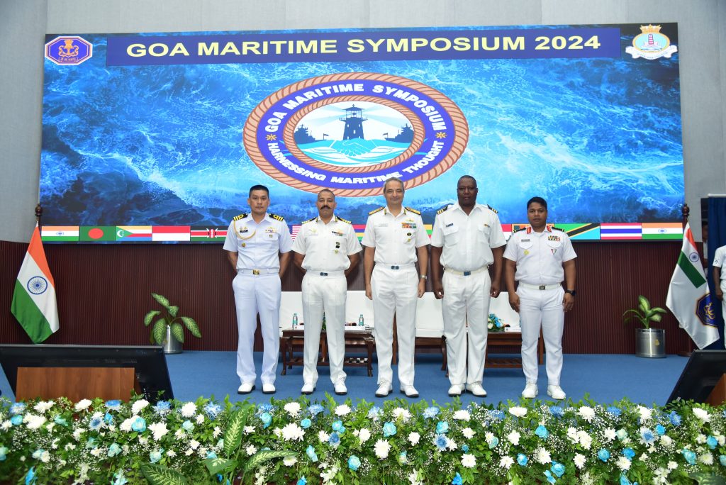 Goa Maritime Symposium, GMS, Maritime News, India, Indian Navy, Indian Ocean Region, Chola Building, Naval War College, Naval, Nations, Common Security Challenges in the IOR, Mitigate Dynamic Threats Security Growth SAGAR, Illegal, Unreported, and Unregulated Fishing, Activities 002