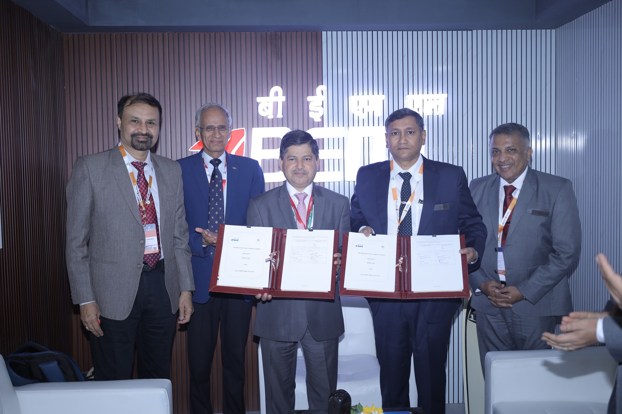 Maritime News India  BEML Ltd  Goa Shipyard Limited GSL  Aatmanirbhar Bharat  Memorandum of Understanding  Defence Marine  Shantanu Roy Brajesh Kumar Upadhyay Chairman