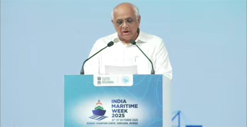 Maritime News IMW 2025 India Maritime Week 2025 Vadhvan Port Shipbuilding Policy 2025 Blue Economy Maritime Vision 2047 Chief Minister Goa Maharashtra Gujarat Odisha 003