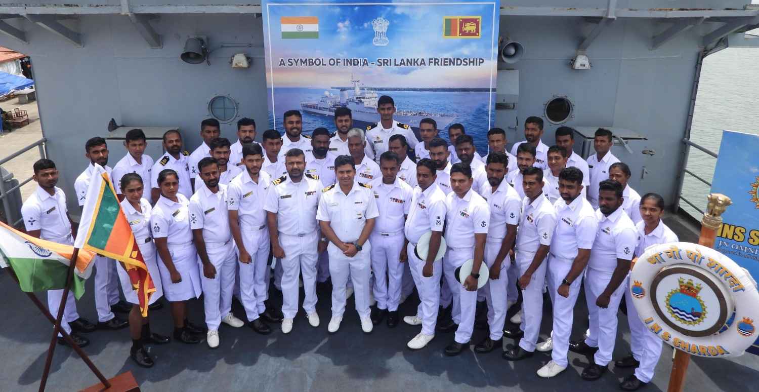 Indian Naval Ship Sharda berthed at Colombo during official visit to Sri Lanka Maritime News