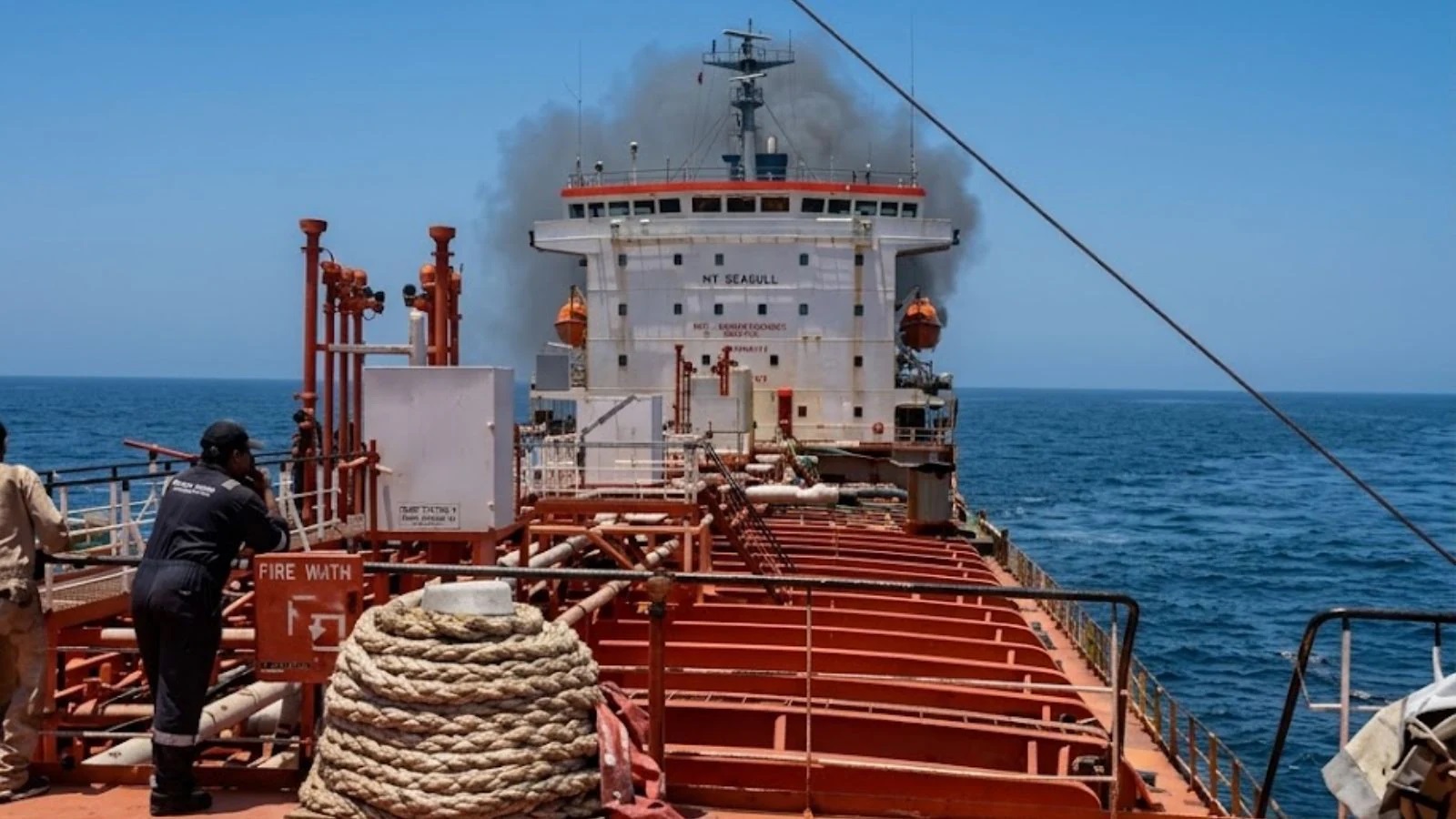 Oil tanker MT Marivex after reported fire incident near Omani waters with Indian crew onboard - Maritime News