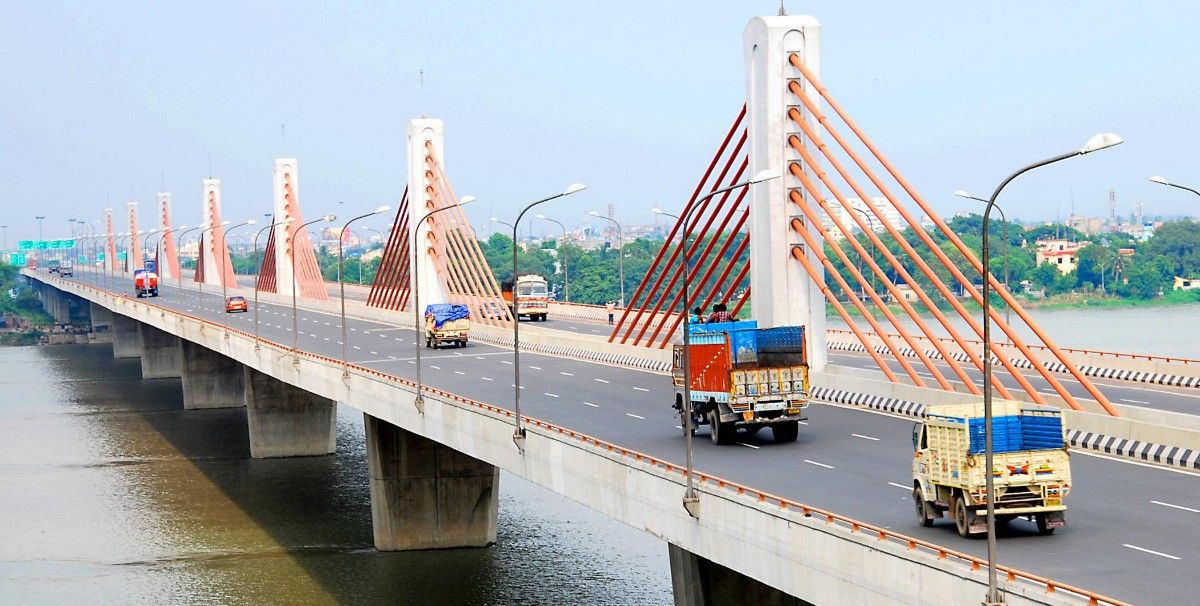 A National Highway bridge carrying freight traffic under India's new independent engineering review framework for major bridge designs. Maritime News