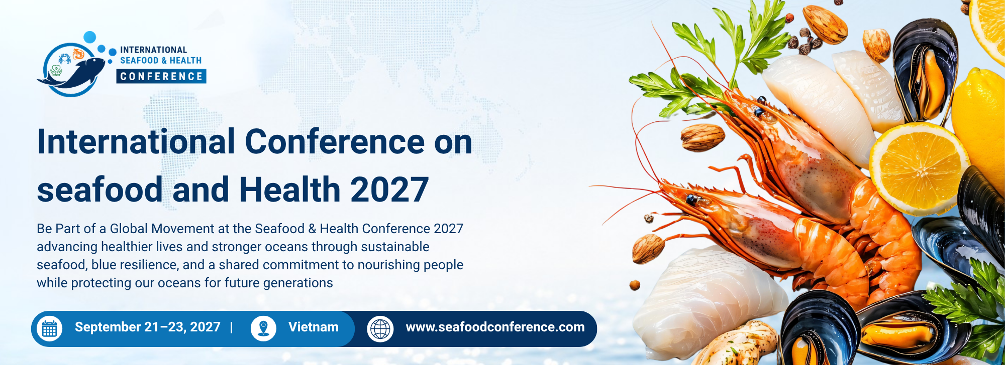 International Conference on seafood and Health 2027 Banner Image