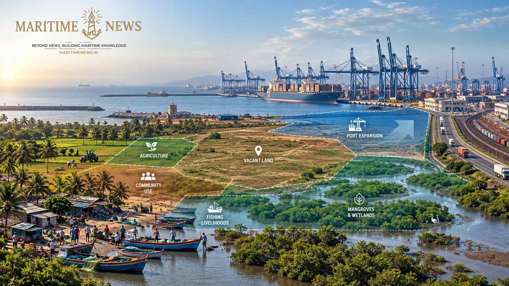 Major Ports vacant land database showing port expansion, coastal communities and environmental concerns Maritime News