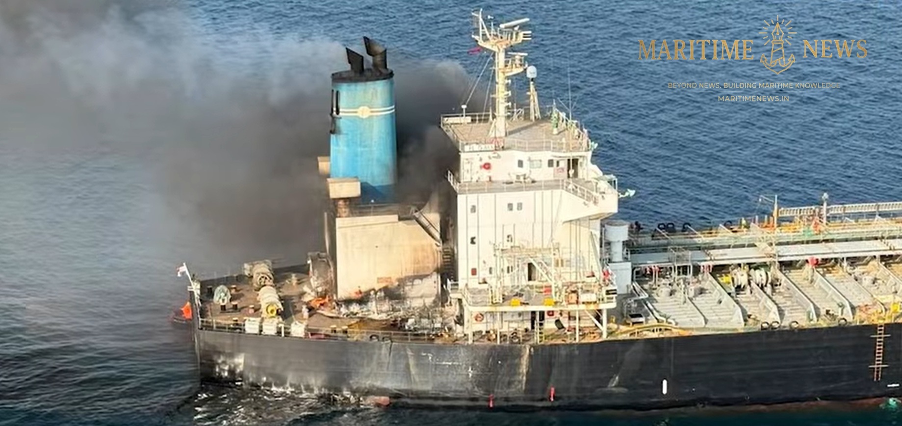 Panama-flagged MT El Gaia after attack off Oman, with 13 Indian seafarers rescued and one Indian seafarer still missing Maritime News