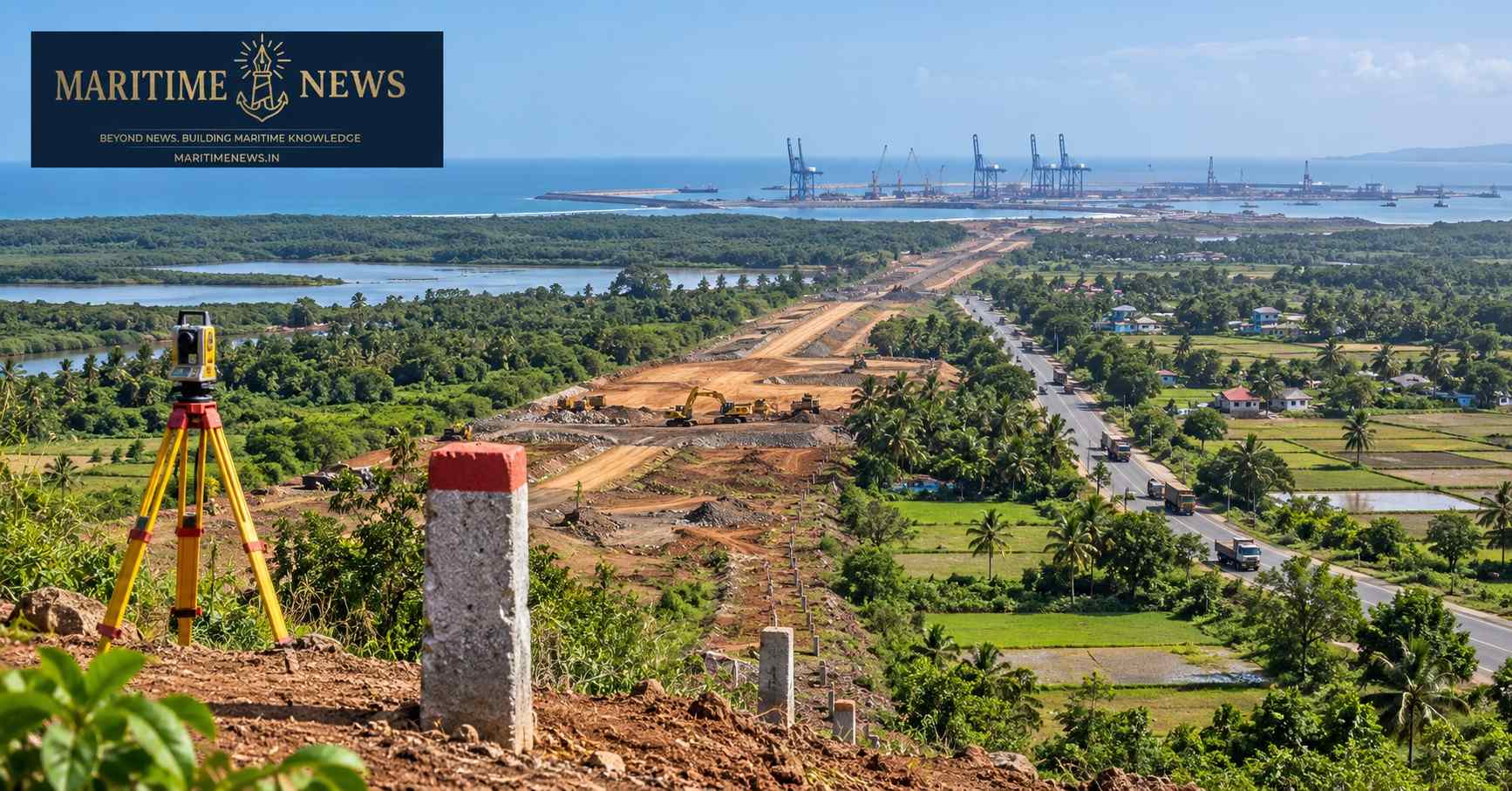 Greenfield road corridor and land acquisition area for Vadhavan Port in Palghar, Maharashtra Maritime News